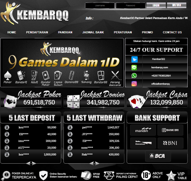 JACKPOT DOMINO99 DI KEMBARQQ 2