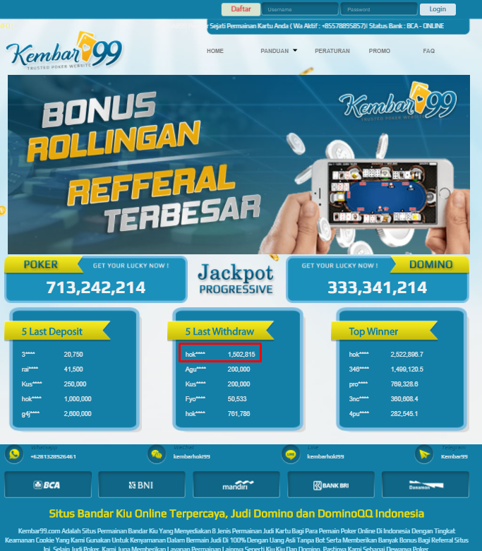 JACKPOT BANDARQ