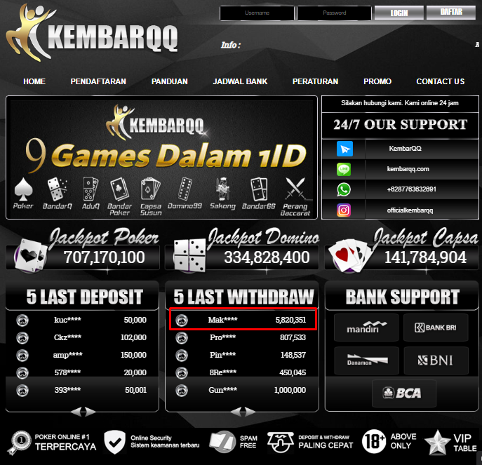 jackpot bandar poker